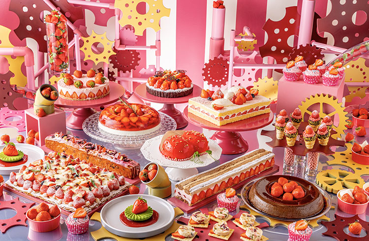 いちごスイーツビュッフェ「Strawberry Chocolate Factory」