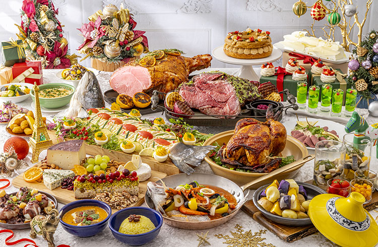 クリスマスランチ＆ディナービュッフェ「ワールド・クリスマス・ビュッフェ ～五感を満たす美食の旅～」