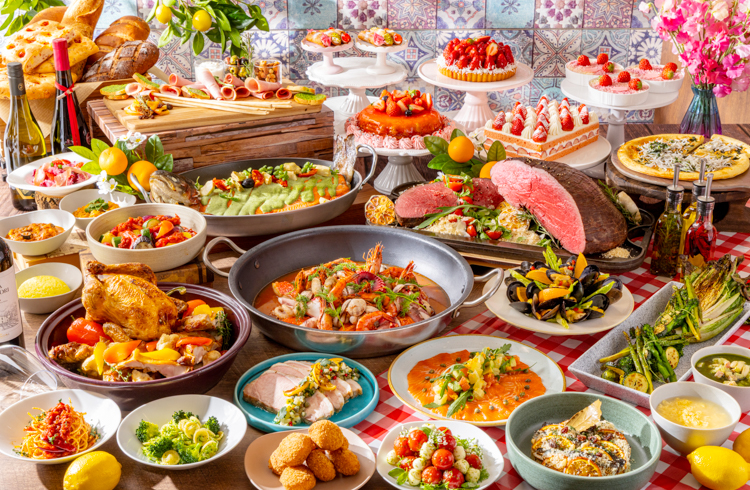 スプリングランチ&ディナービュッフェ～南イタリアの美食とストロベリースイーツ～