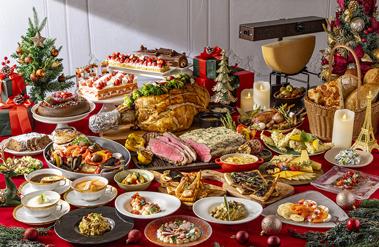ヨーロッパの祝祭の食卓をめぐる、冬のごちそう。 クリスマス・ニューイヤーランチ&ディナービュッフェ
